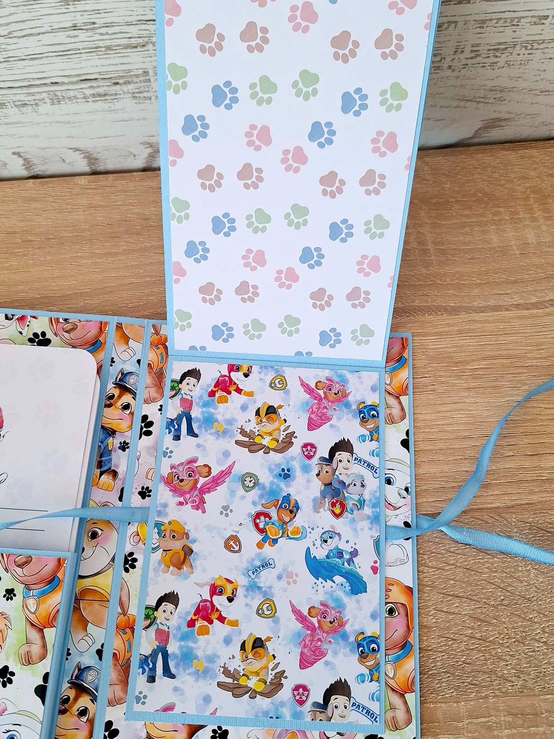 Мини албум картичка HM Ivona - луксозен дизайн с 3D Paw Patrol