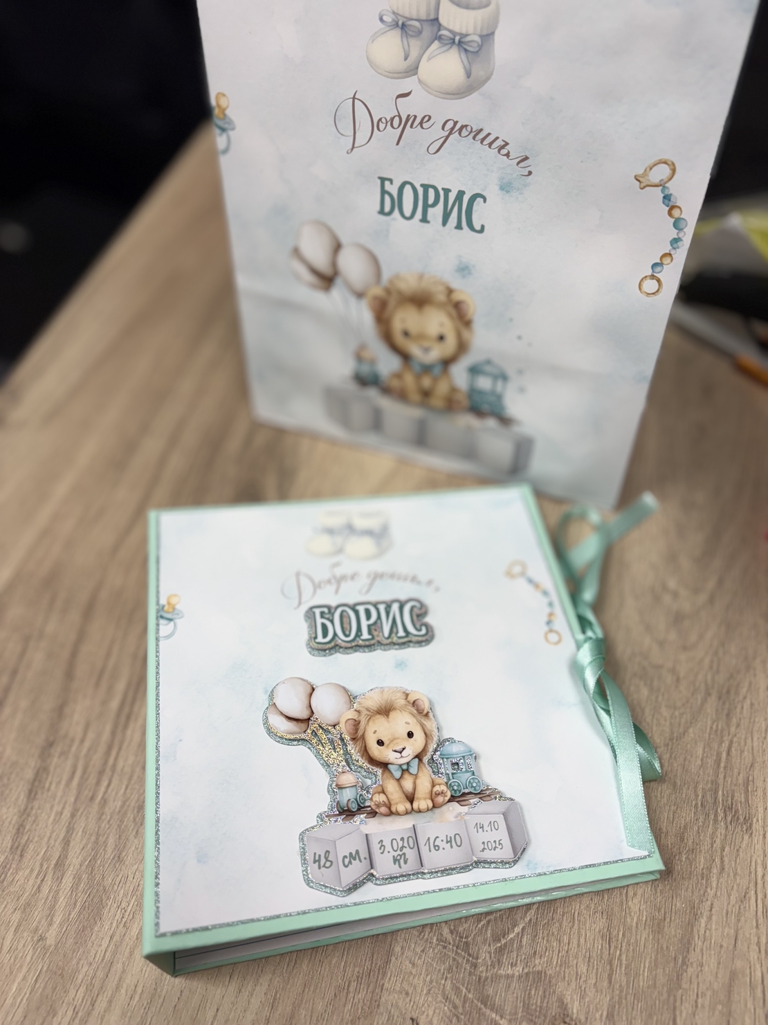 CRAFTONA Албум дневник с ринг механизъм – лъвчета в мента