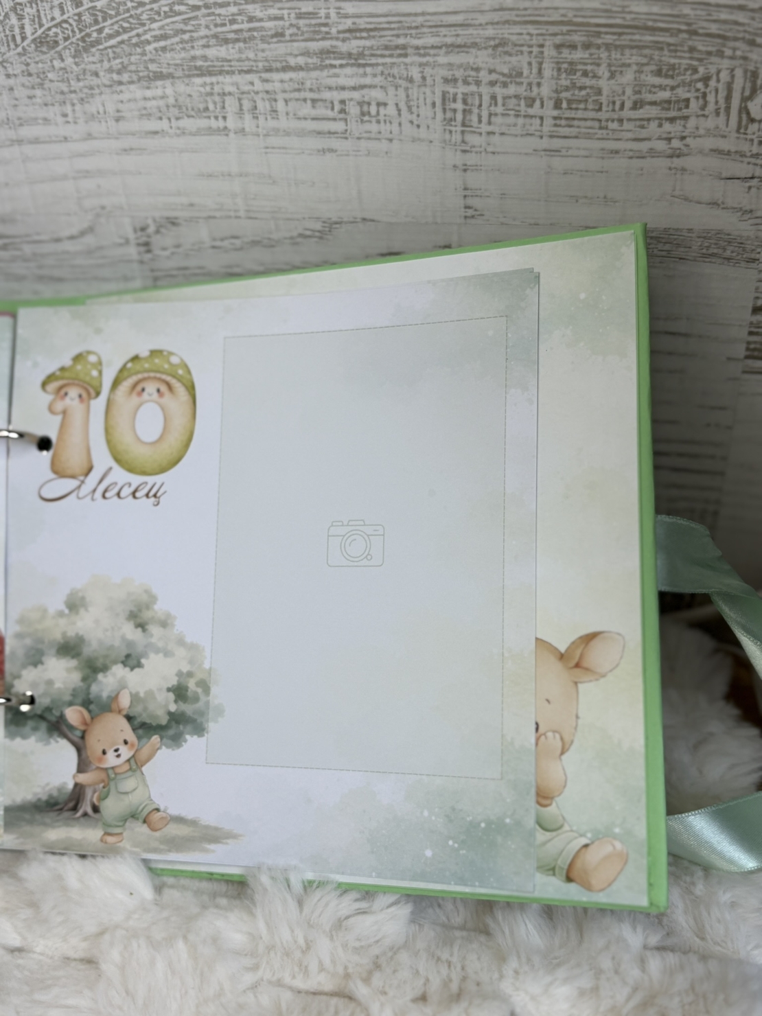 CRAFTONA Албум дневник с ринг механизъм - Зелени зайчета