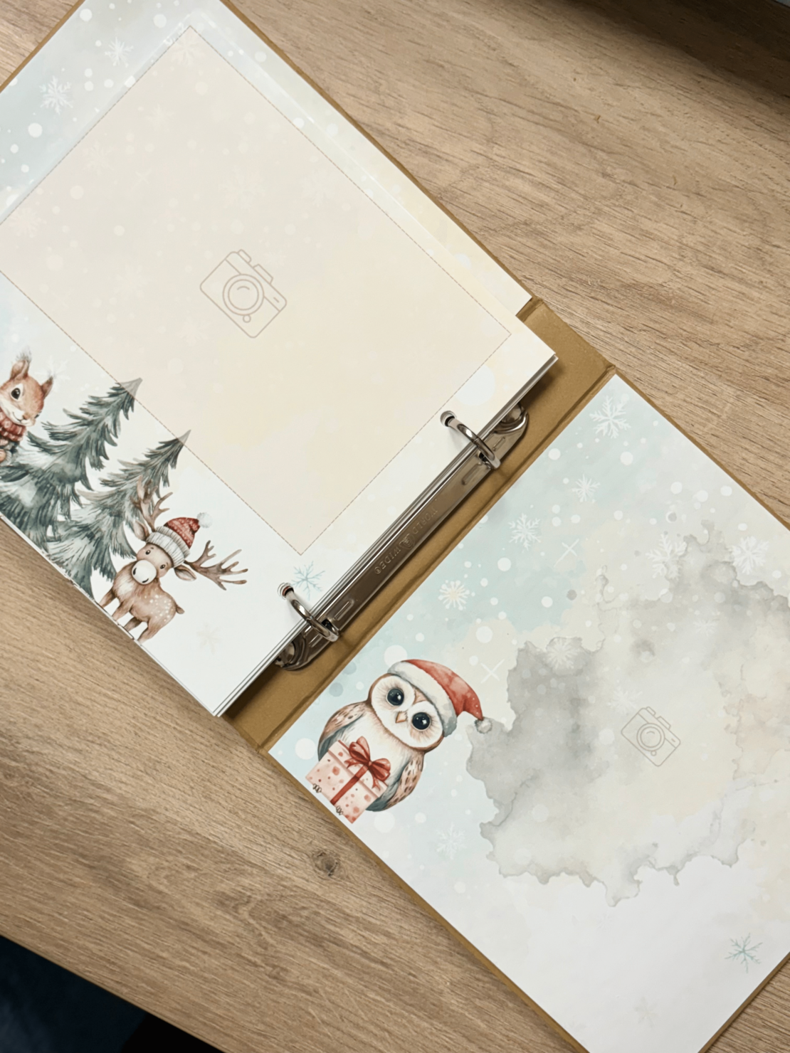 CRAFTONA Албум дневник с ринг механизъм – коледен горски свят