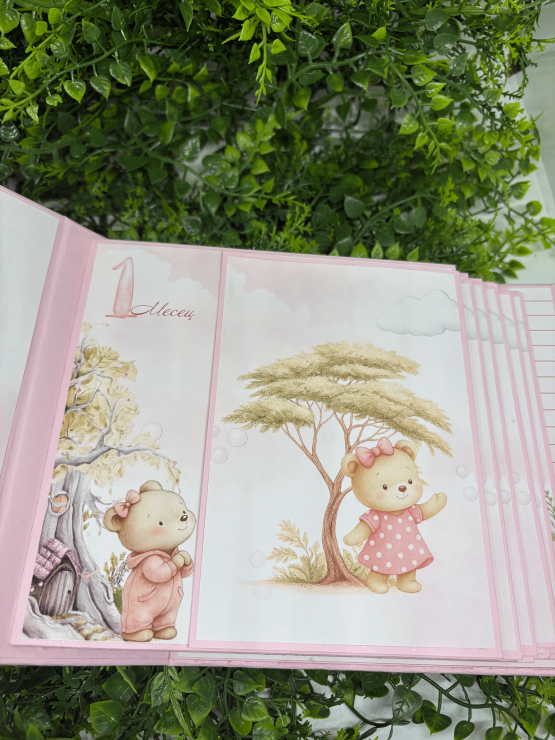 CRAFTONA Албум дневник с лепени страници - сладко мече