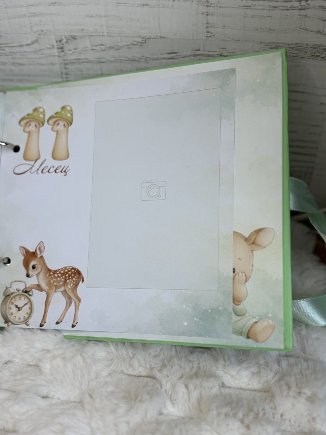 CRAFTONA Албум дневник с ринг механизъм - Зелени зайчета