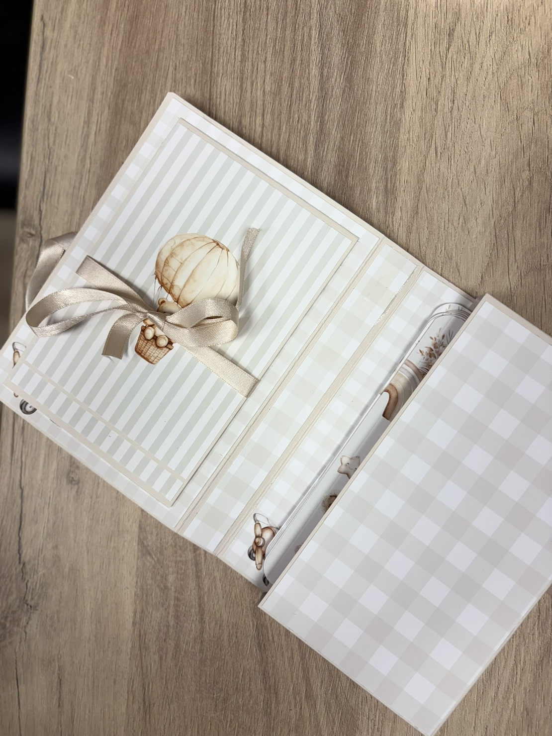 Албум с фотокарти за новородено - капучино мечета