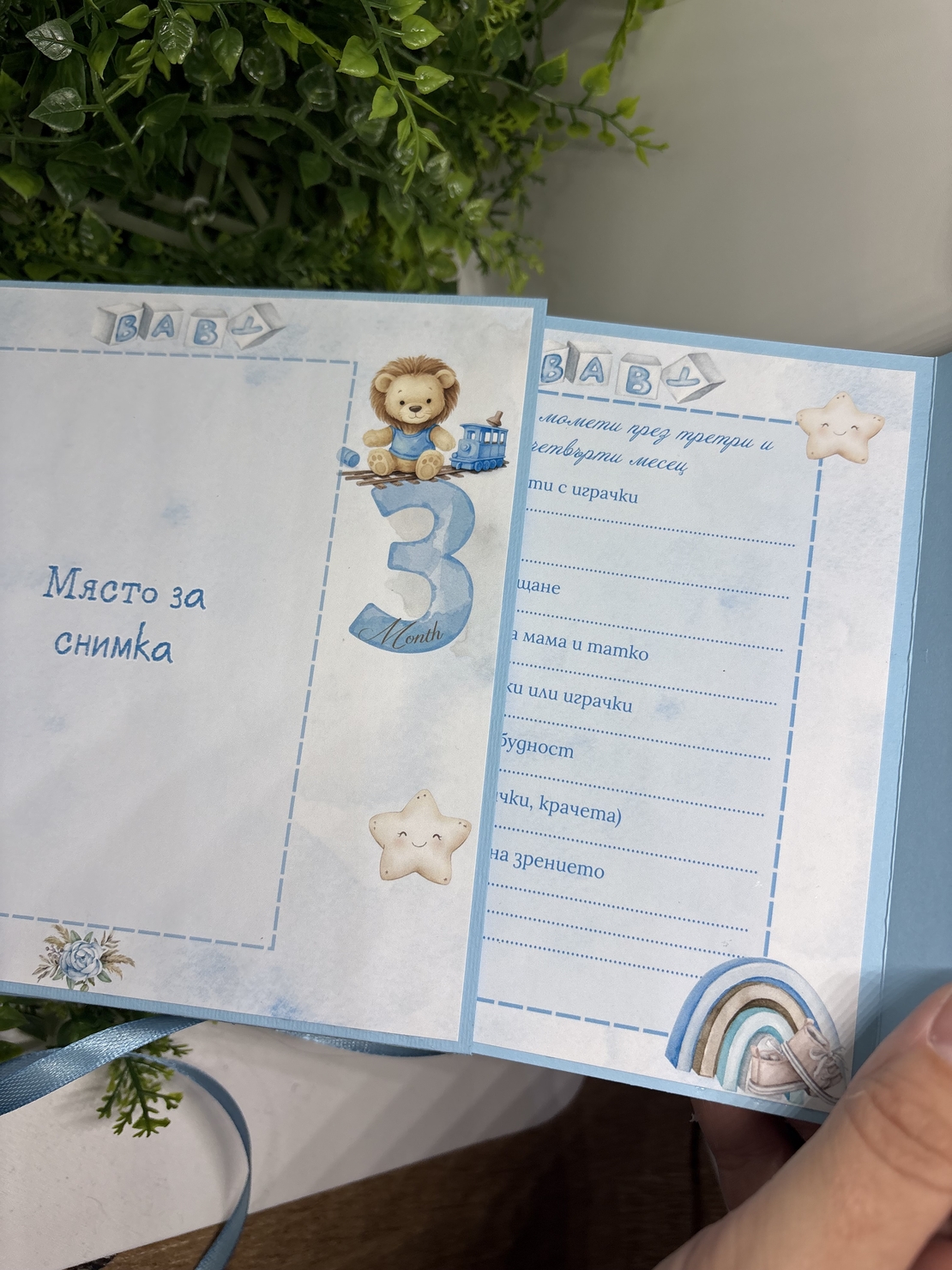 Албум-дневник „Сини лъвчета“ – персонализиран