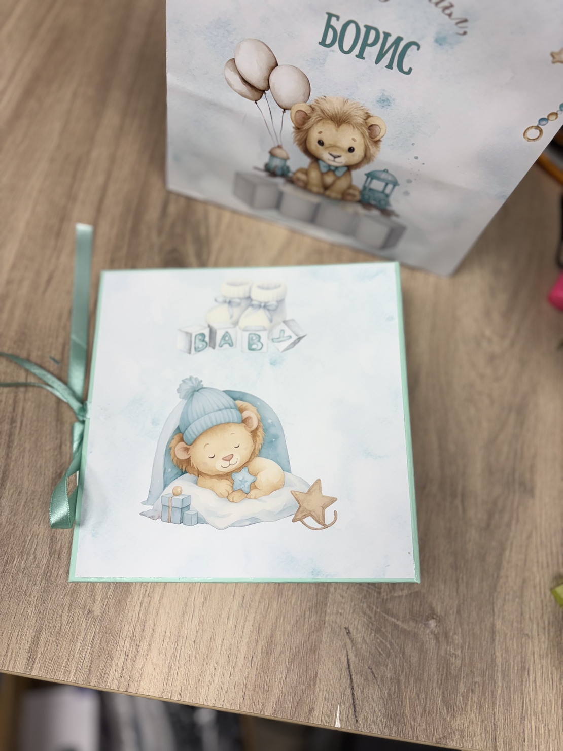 CRAFTONA Албум дневник с ринг механизъм – лъвчета в мента