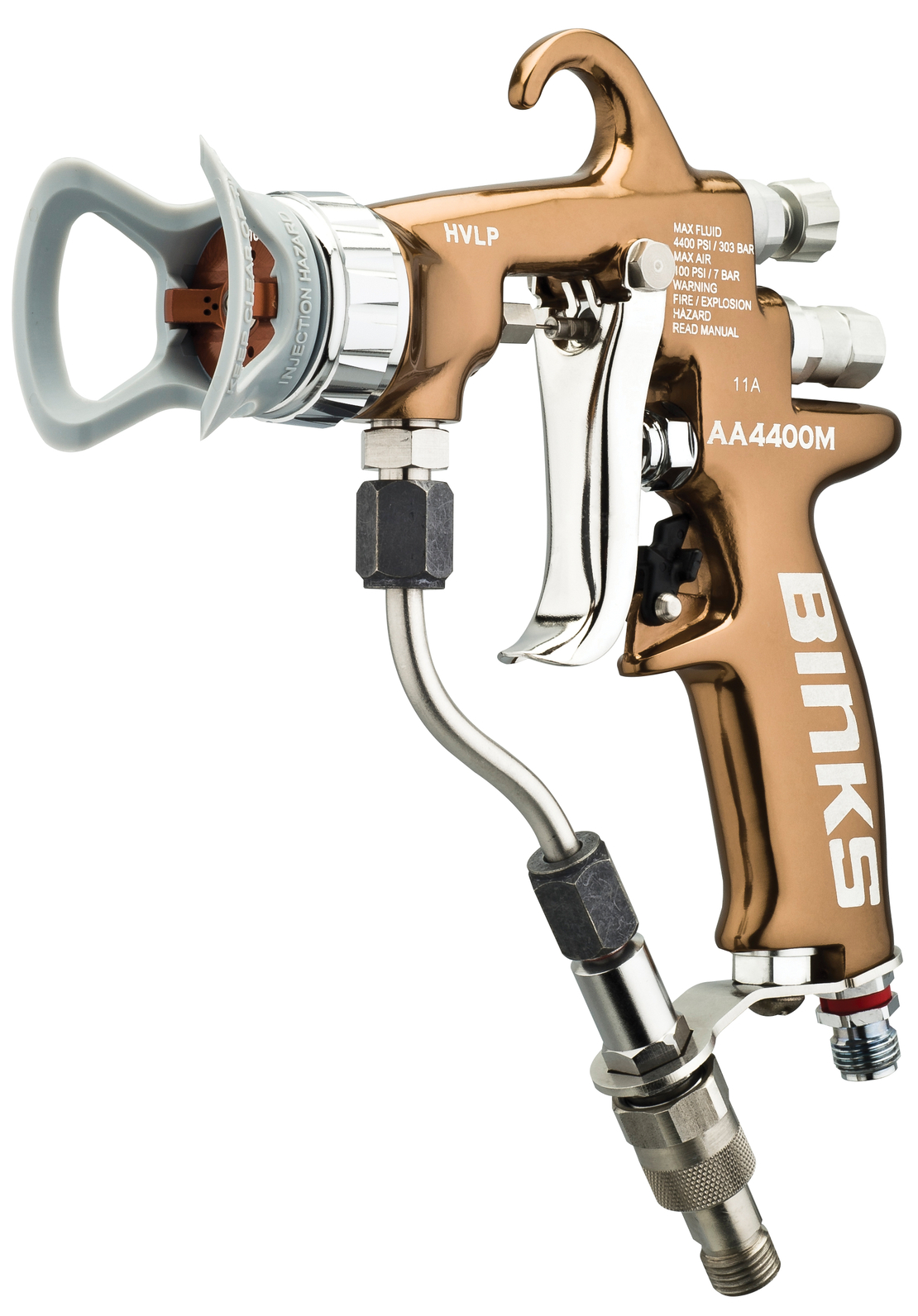 Binks AA4400M Air Assisted Airless Пистолет високо налягане
