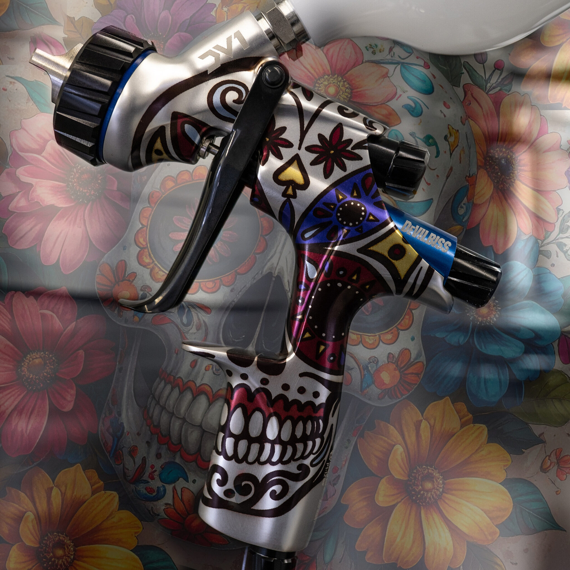 DeVilbiss DV1 Calavera Limited Edition Пистолет за боядисване