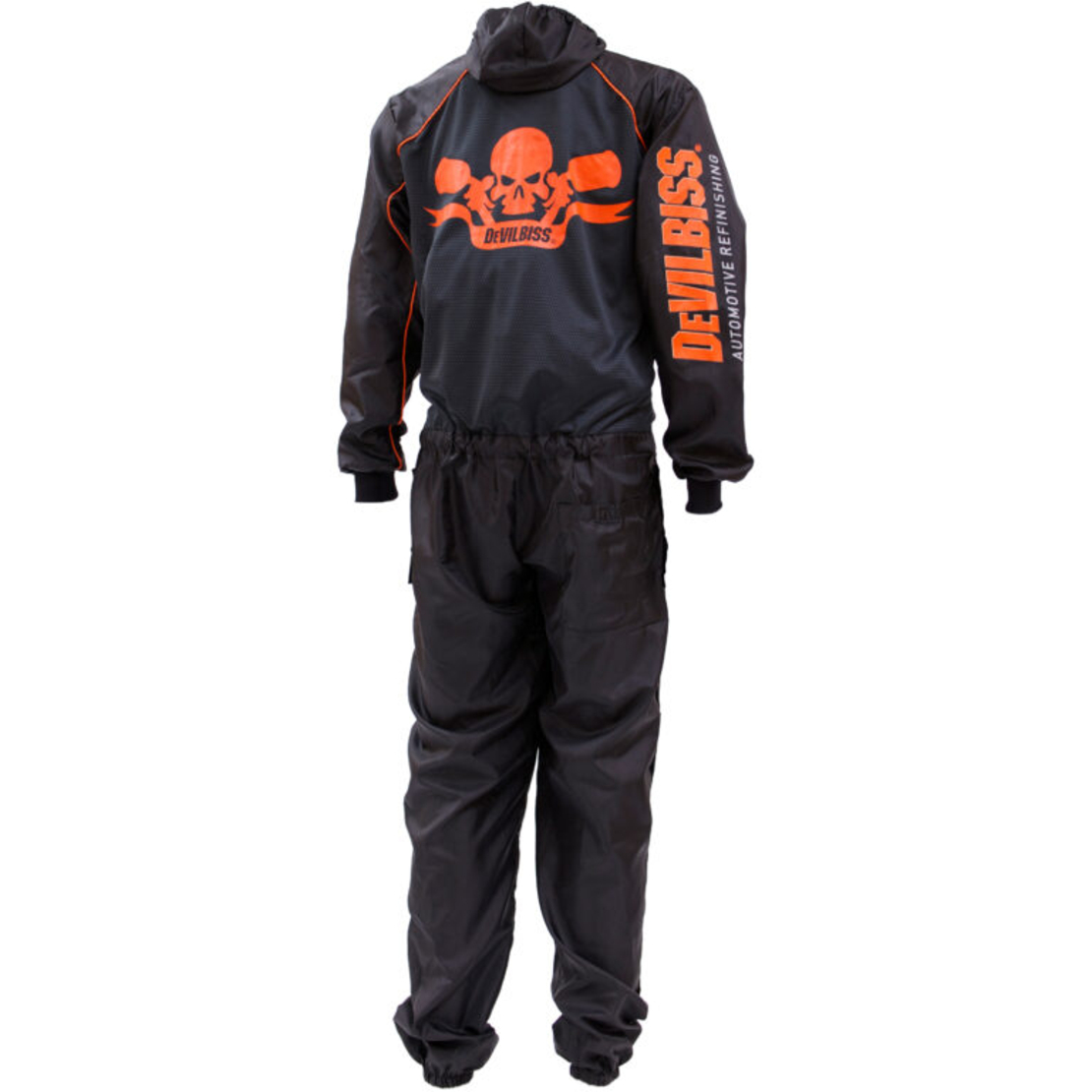 Гащеризон DeVilbiss Premium Polyester Black Orange Skull