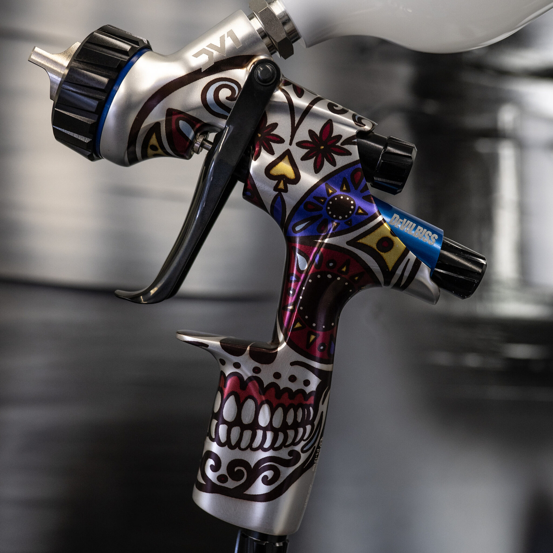 DeVilbiss DV1 Calavera Limited Edition Пистолет за боядисване