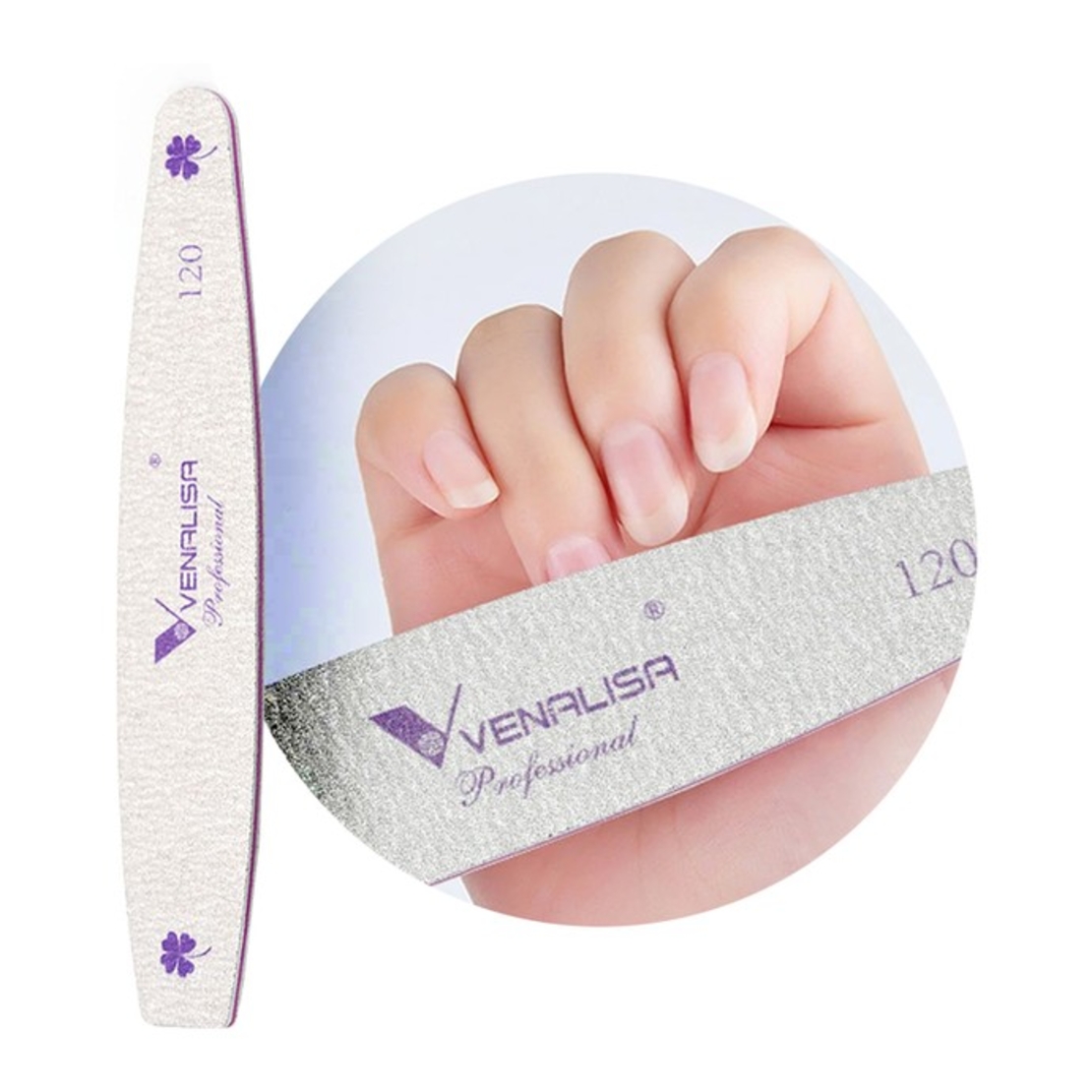Пила за нокти VENALISA - 120/120