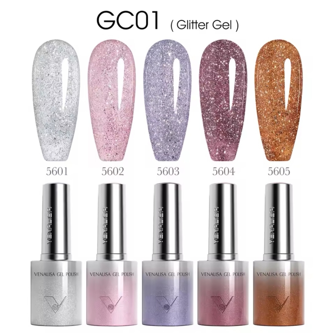 Venalisa Glitter gel- 5601