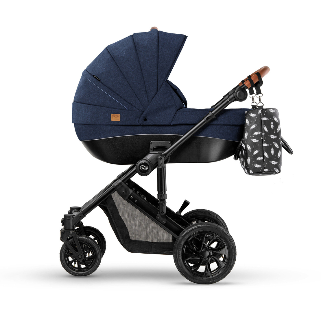 Бебешка количка KinderKraft PRIME 2в1, Синя