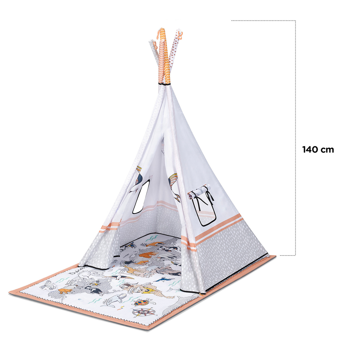  Образователна гимнастика KinderKraft TIPPY, 3 в 1 