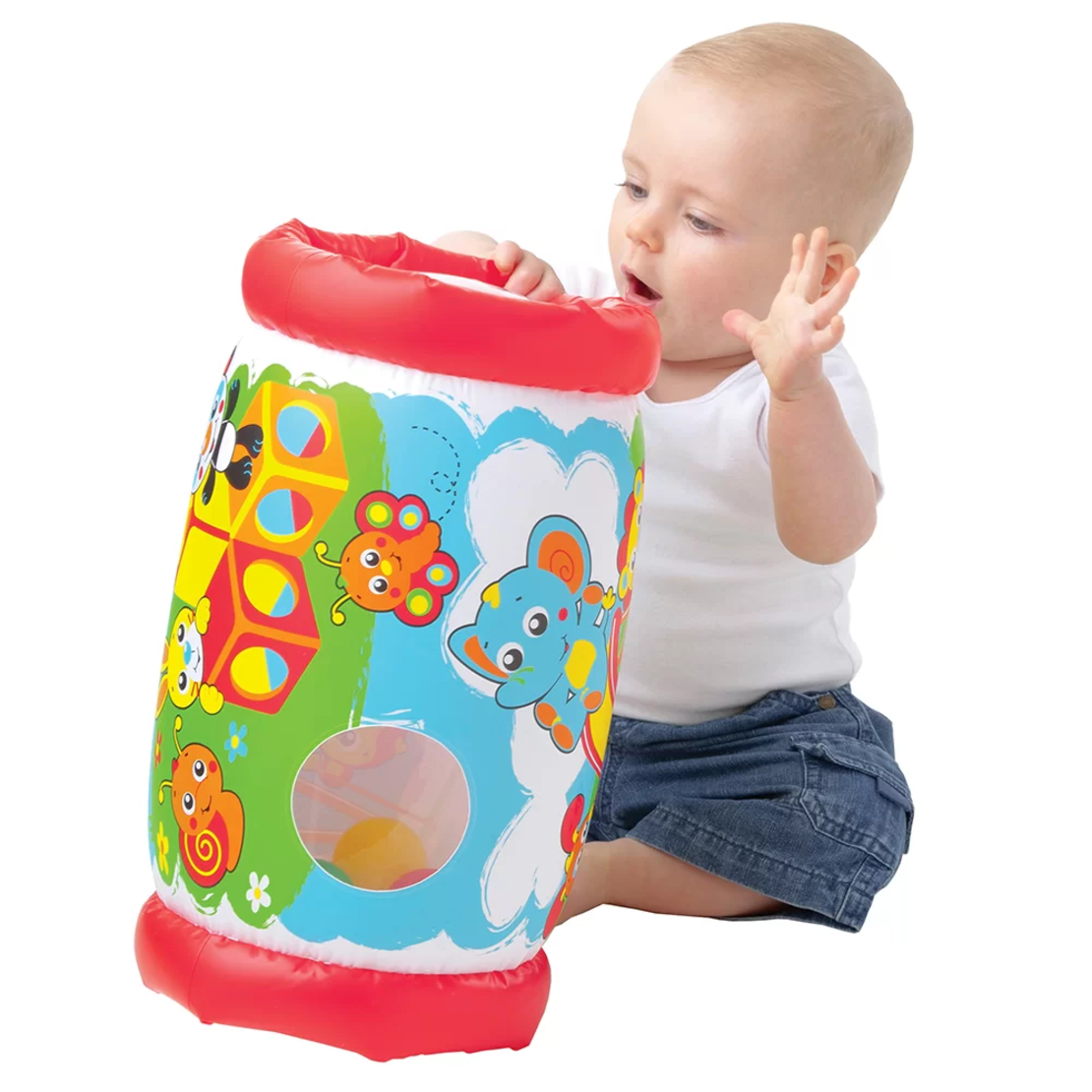 PLAYGRO НАДУВАЕМА ИГРАЧКА ВАЛЯК ЧЕРВЕН 6М+