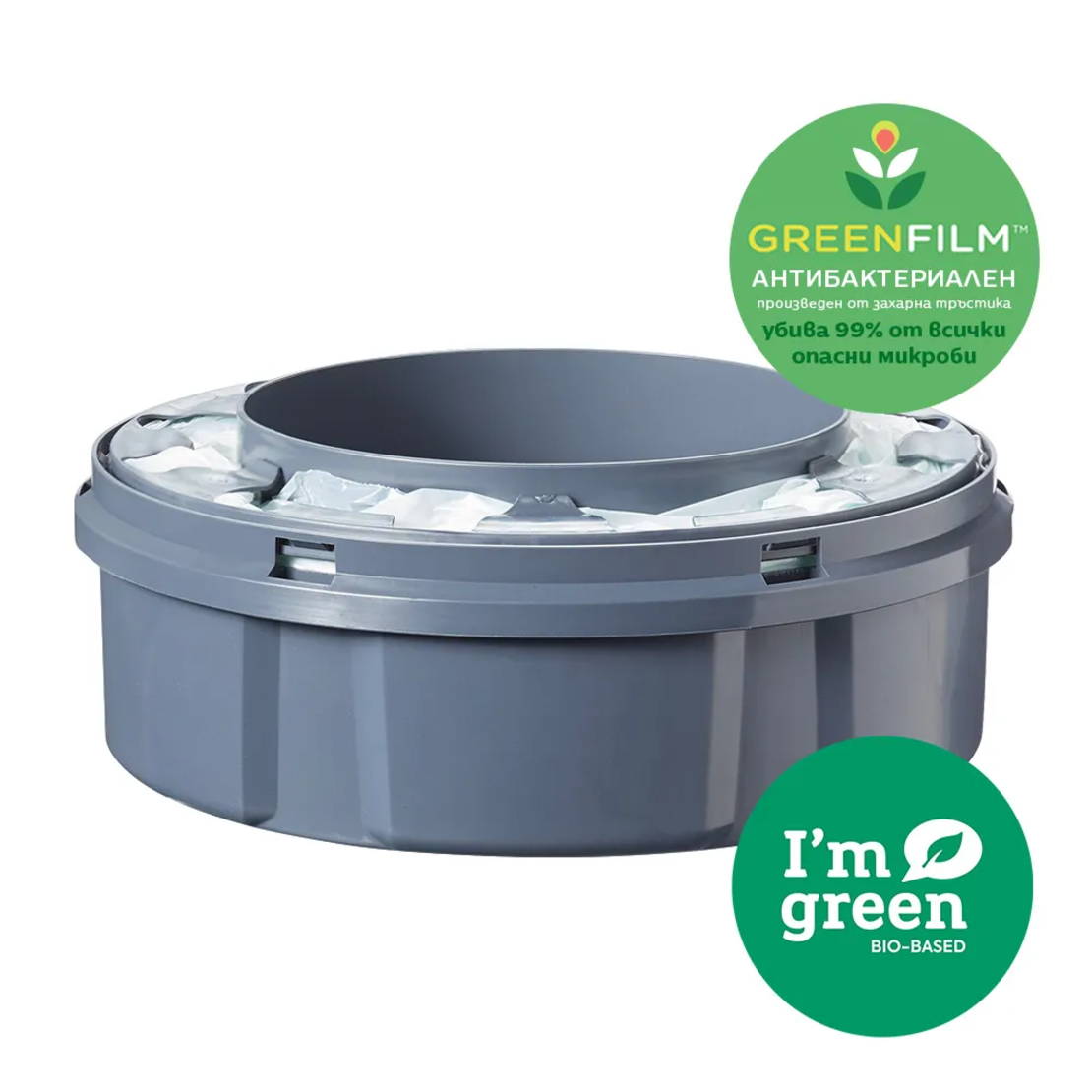 Tommee Tippee Twist&Click Хигиенен Кош за Памперси Бял с 4 Броя Резервни Касети