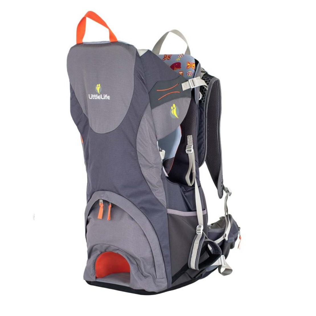  Раница за носене на дете LittleLife Cross Country S4, Сива 