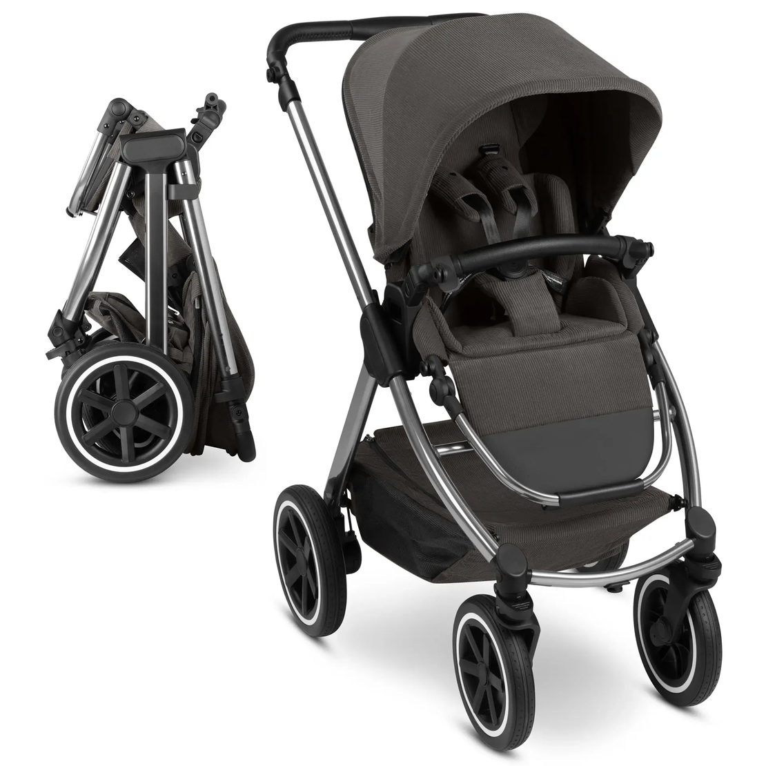 ABC Design Samba 2 Almond Комбинирана Детска Количка 2 в 1