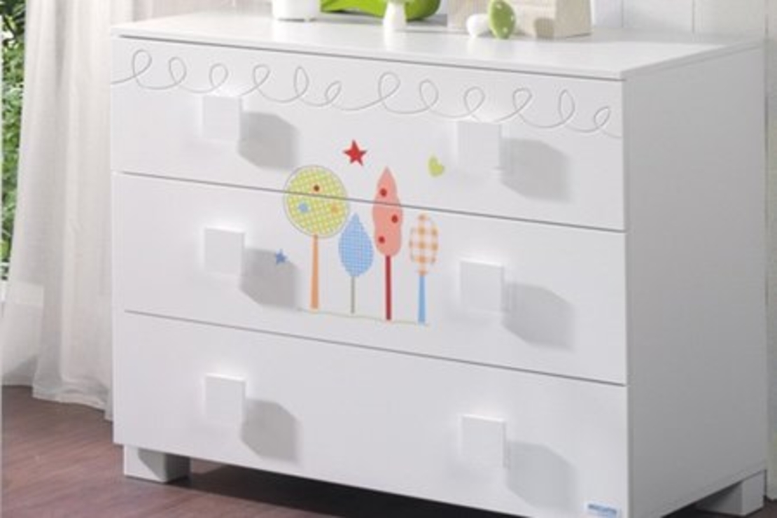 Скрин 3 чекмеджета Micuna Duende CO-1546 white