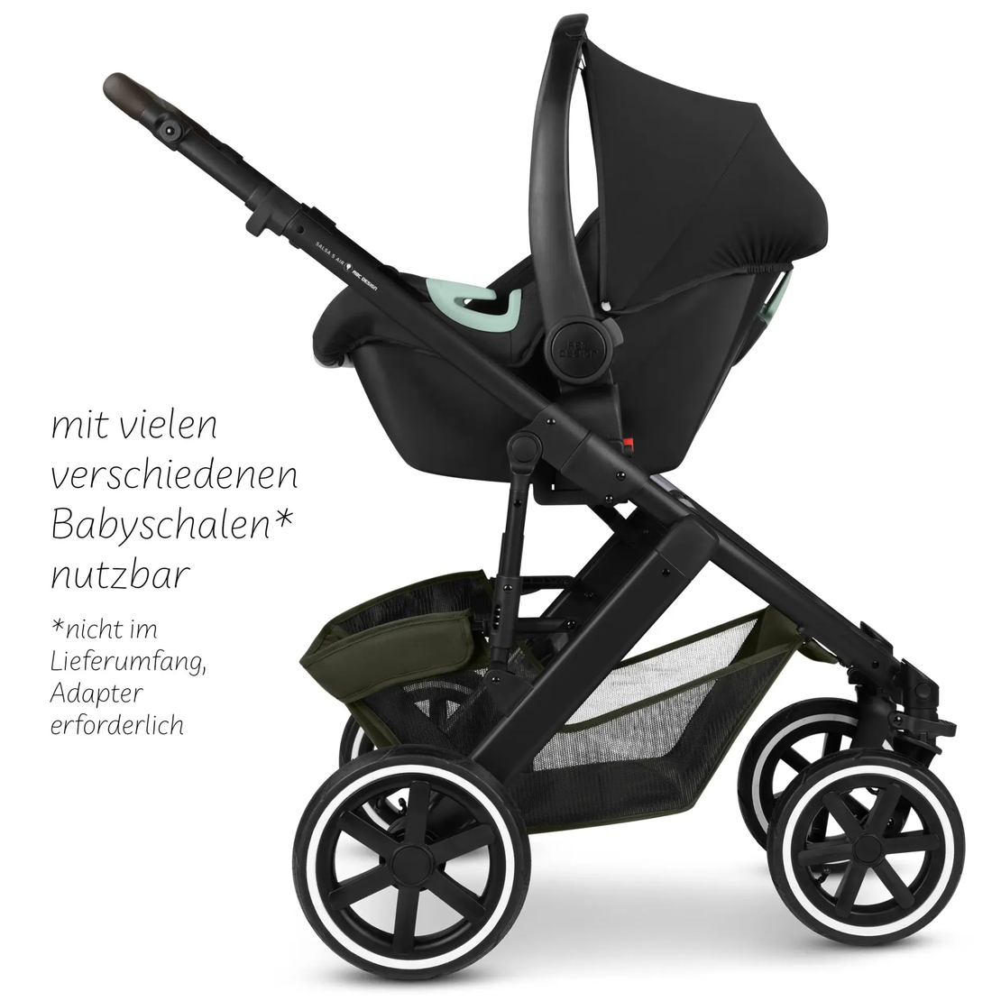 ABC Design Salsa 5 Air Avocado Комбинирана Детска Количка 2 в 1