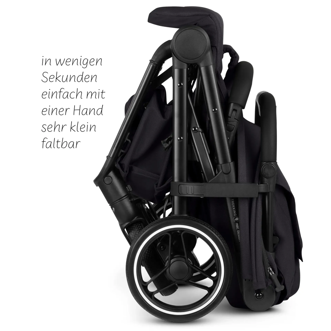 ABC Design Ping 3 Travel Trekking Coal Комбинирана Детска Количка 2 в 1