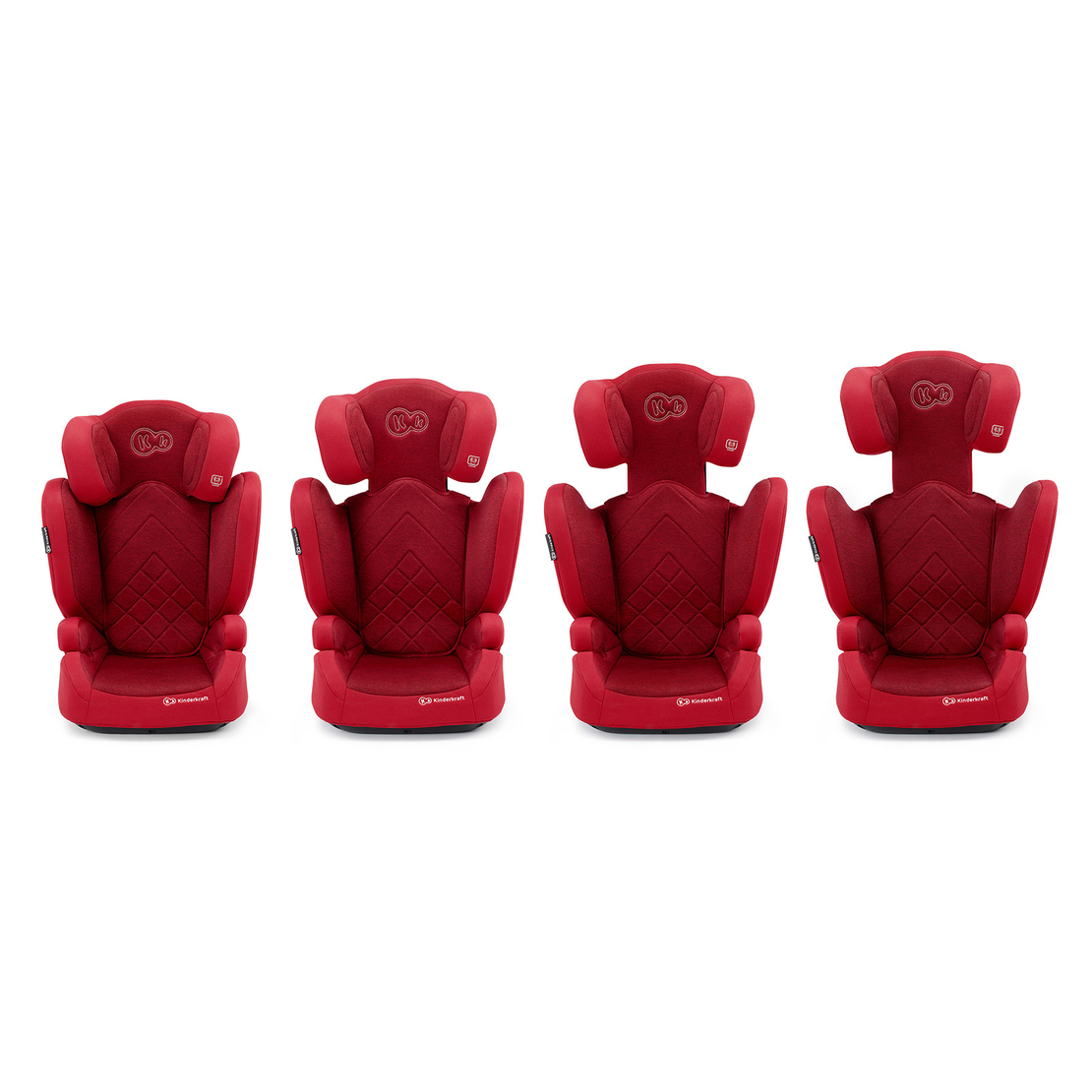  Столче за кола KinderKraft Xpand 15-36 кг, Isofix, Червено 