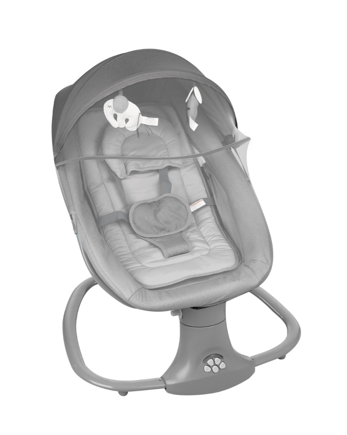 KikkaBoo Електрическа люлка Winks Grey 2024