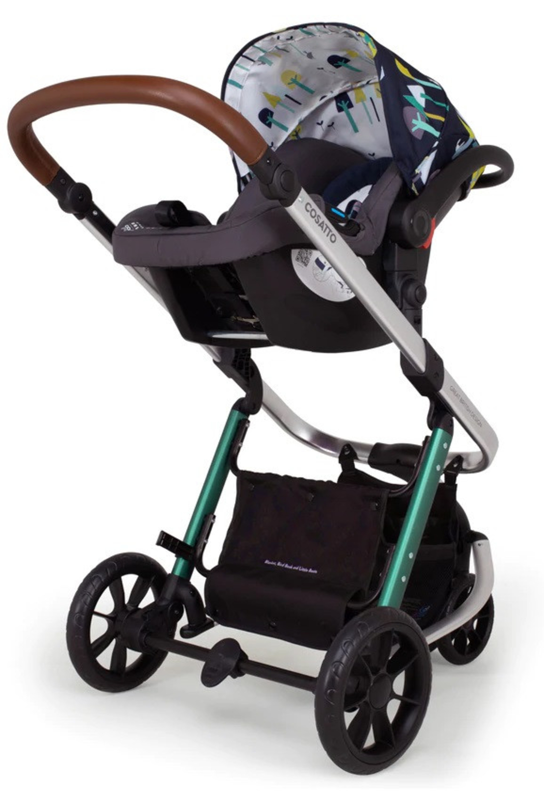 Количка Cosatto Giggle 3в1 CT5038 WILDERNESS INK, Пълен комплект