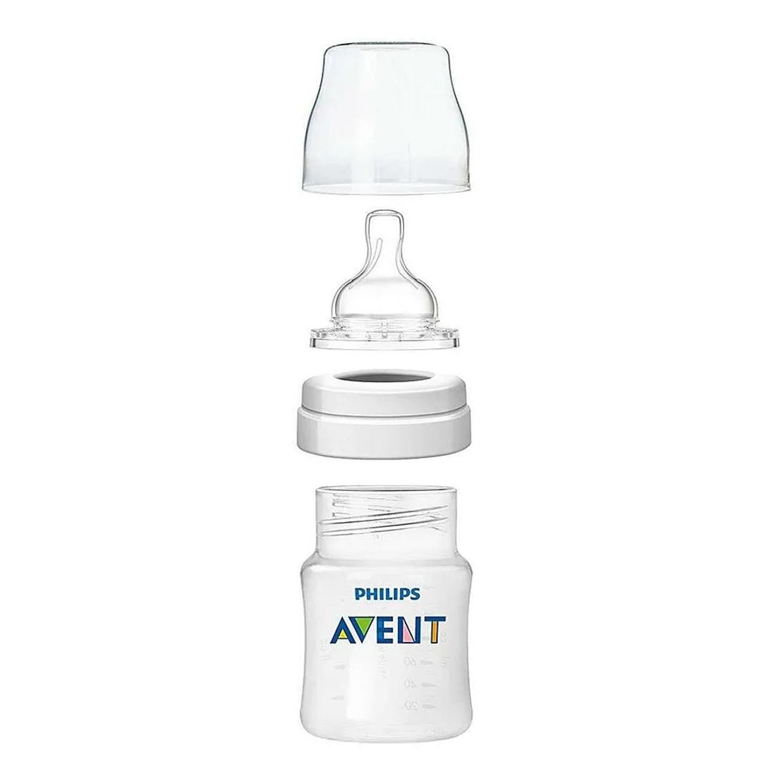 Philips Avent SCY100/01 Шише за Хранене Anti-Colic 125 мл с Биберон със Сила на Потока 1 от 0м+