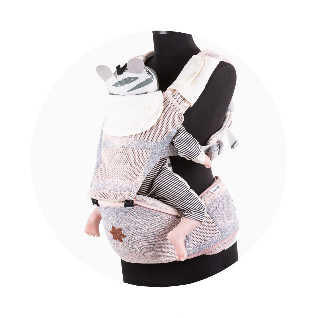 Chipolino  Детско кенгуру HIP STAR FLY Роза