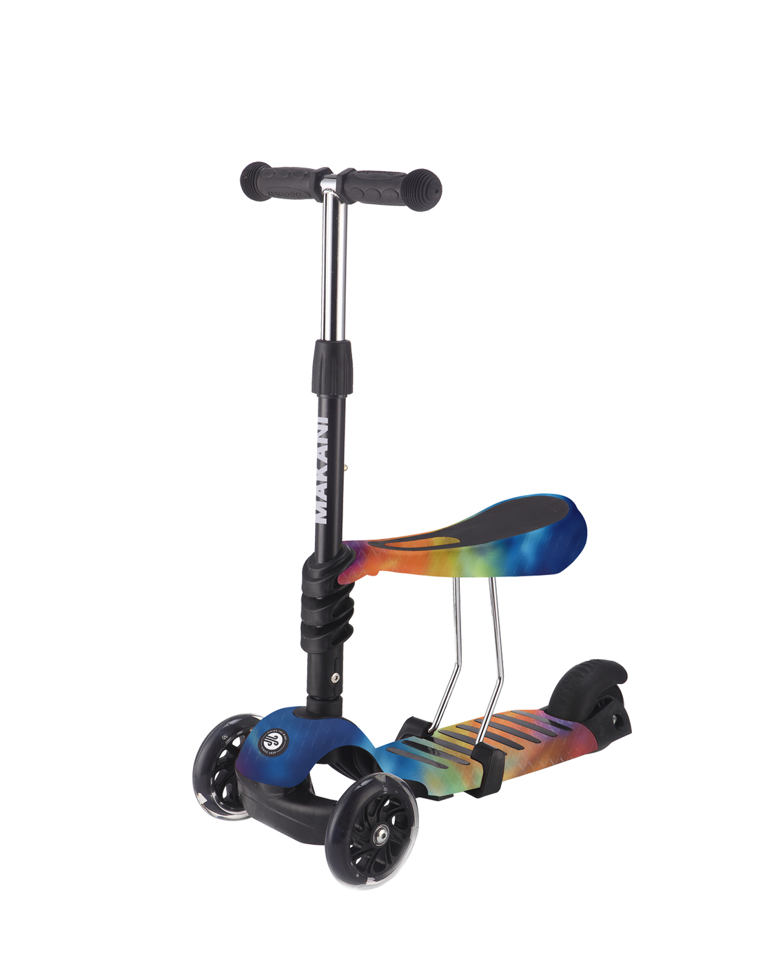 Makani Тротинетка 3в1 Ride and Skate Rainbow
