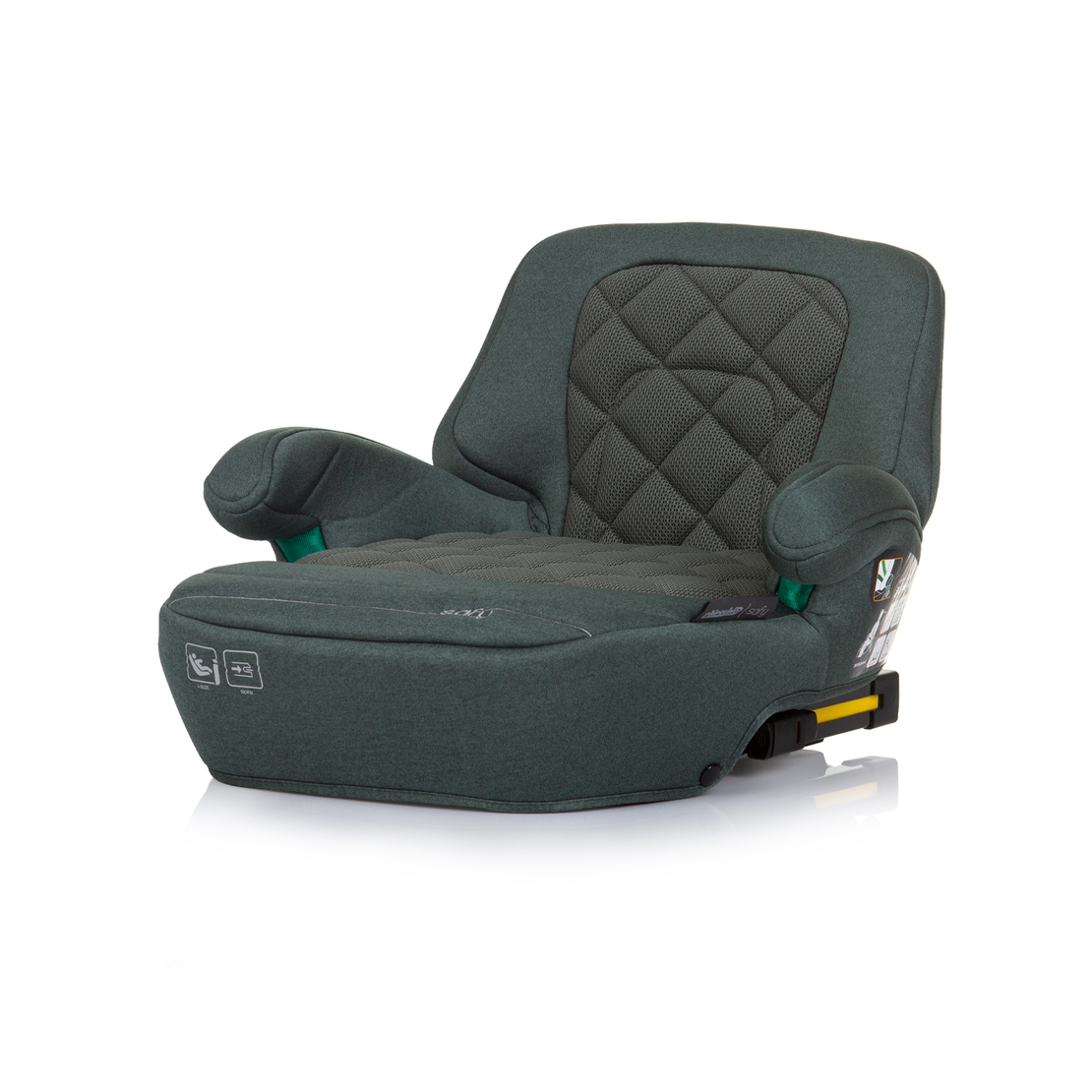 Chipolino  Стол за кола I-SIZE 125-150см Safy Зелен