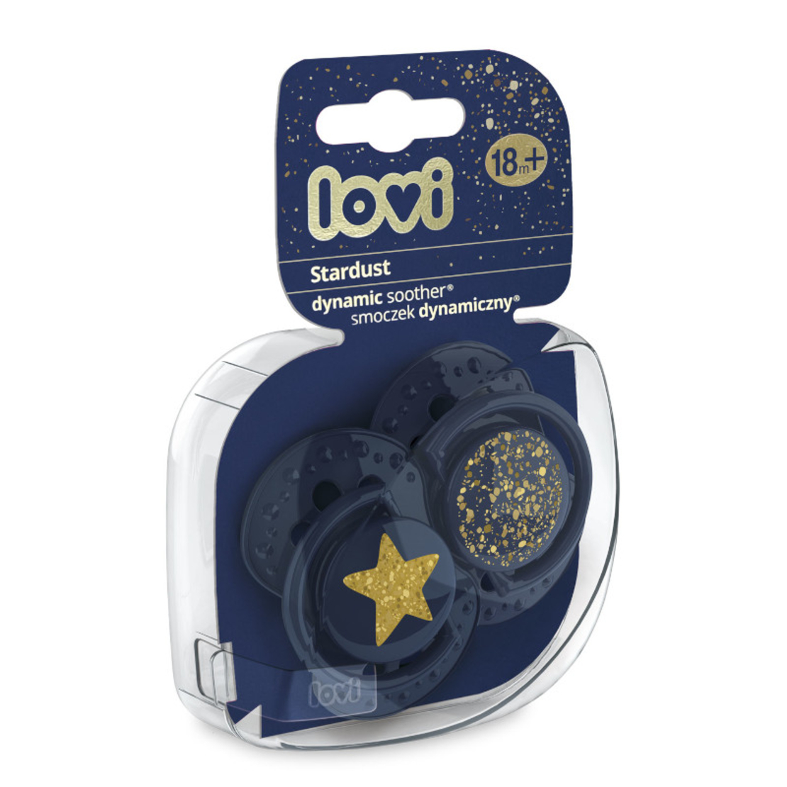 Силиконова залъгалка 2 бр Stardust 18м+