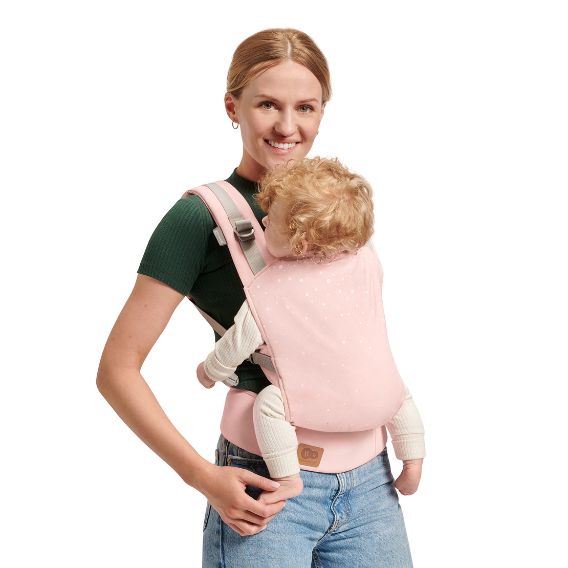  Ергономична раница за бебе KinderKraft NINO, CONFETTI PINK 