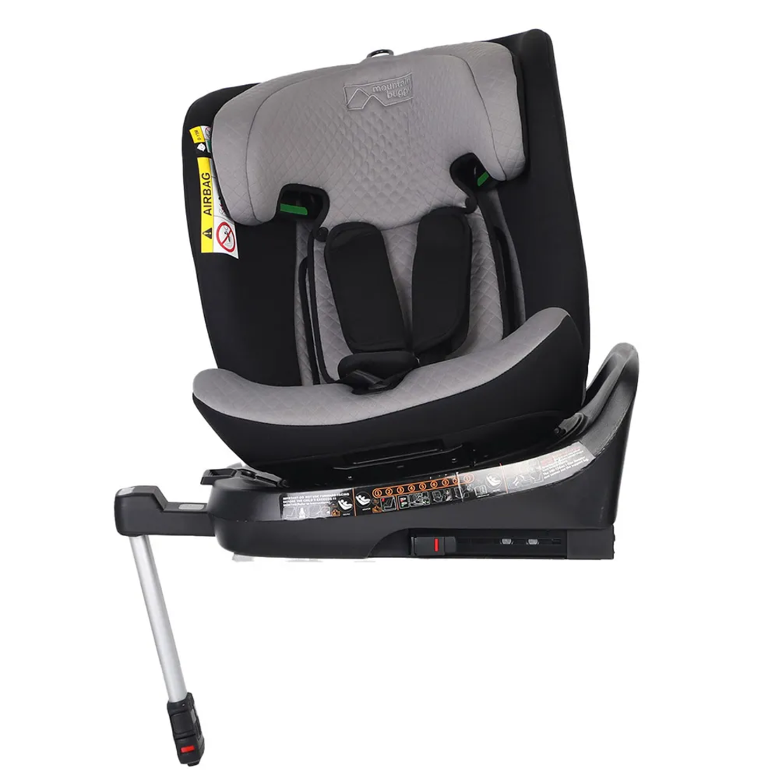 Mountain Buggy Safe Rotate i-Size Детско Столче за Кола с Подвижна Подложка за Новородено + IsoFix База