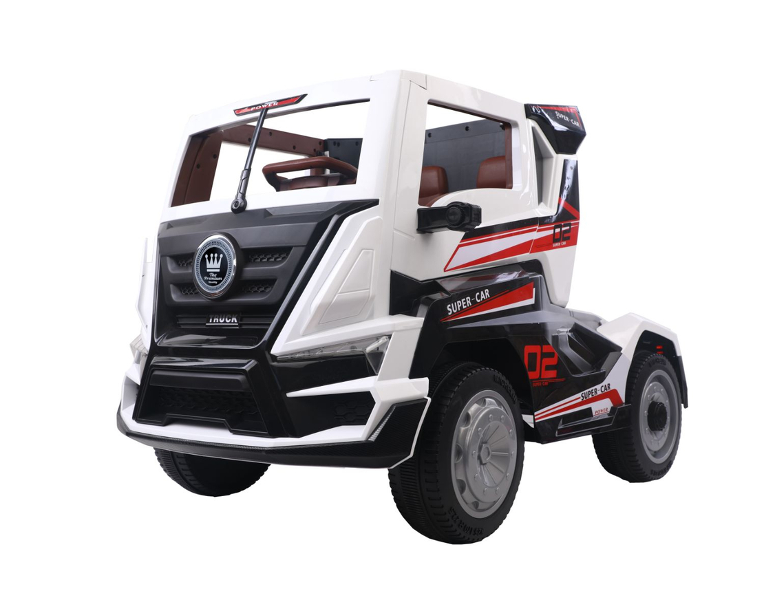 KikkaBoo Акумулаторен камион Truck White