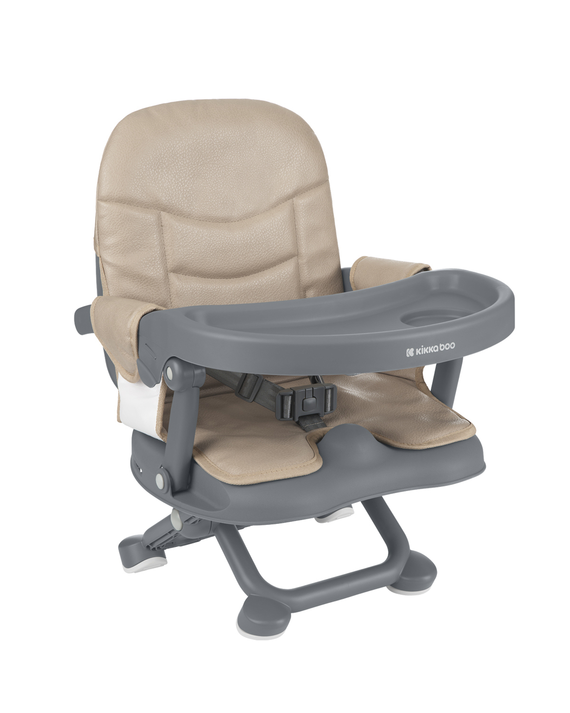 KikkaBoo Седалка за Хранене Повдигаща Pappo Beige 2025