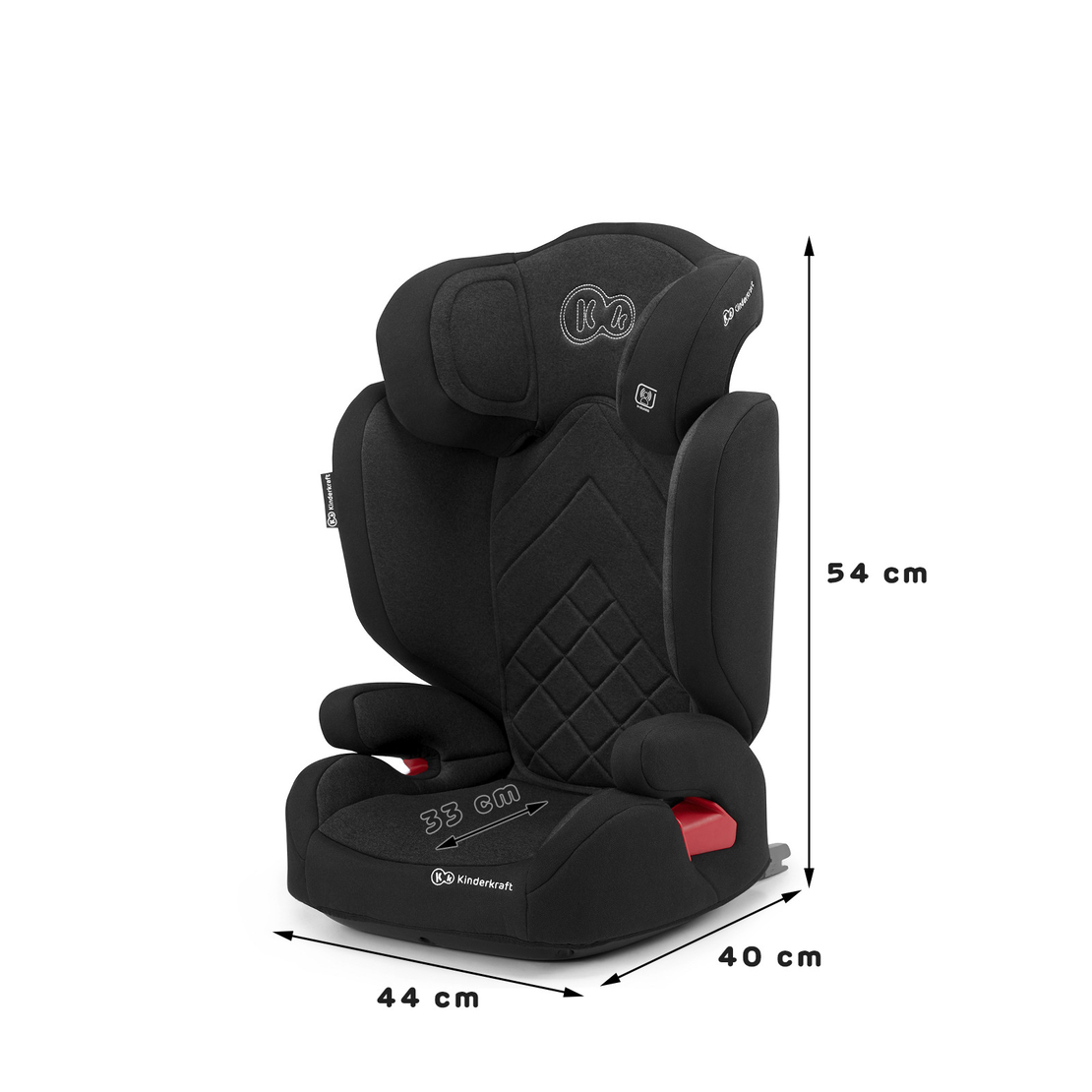  Столче за кола KinderKraft Xpand 15-36 кг, Isofix, Черно 