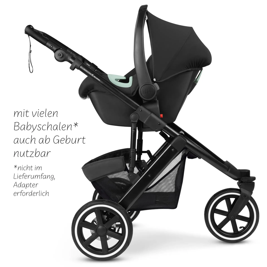 ABC Design Running Stroller Salsa 5 Run Coal Комбинирана Спортна Детска Количка