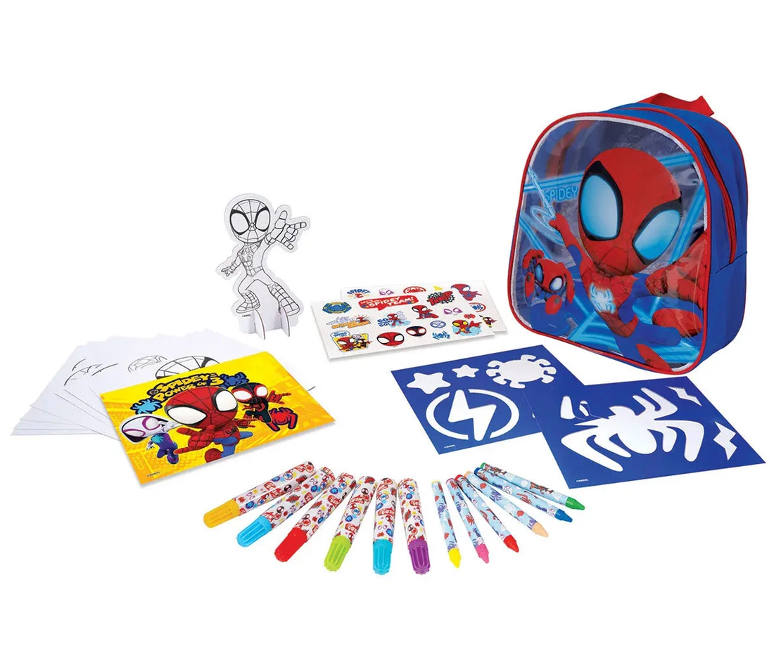 Spiderman Комплект за Рисуване в Раница Спайди и Приятели