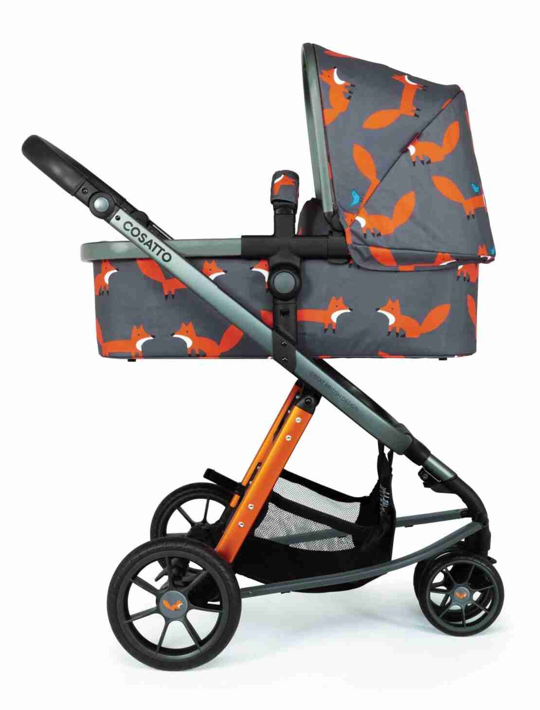 Количка Cosatto Giggle 3, 3 в 1, CHARCOAL MISTER FOX