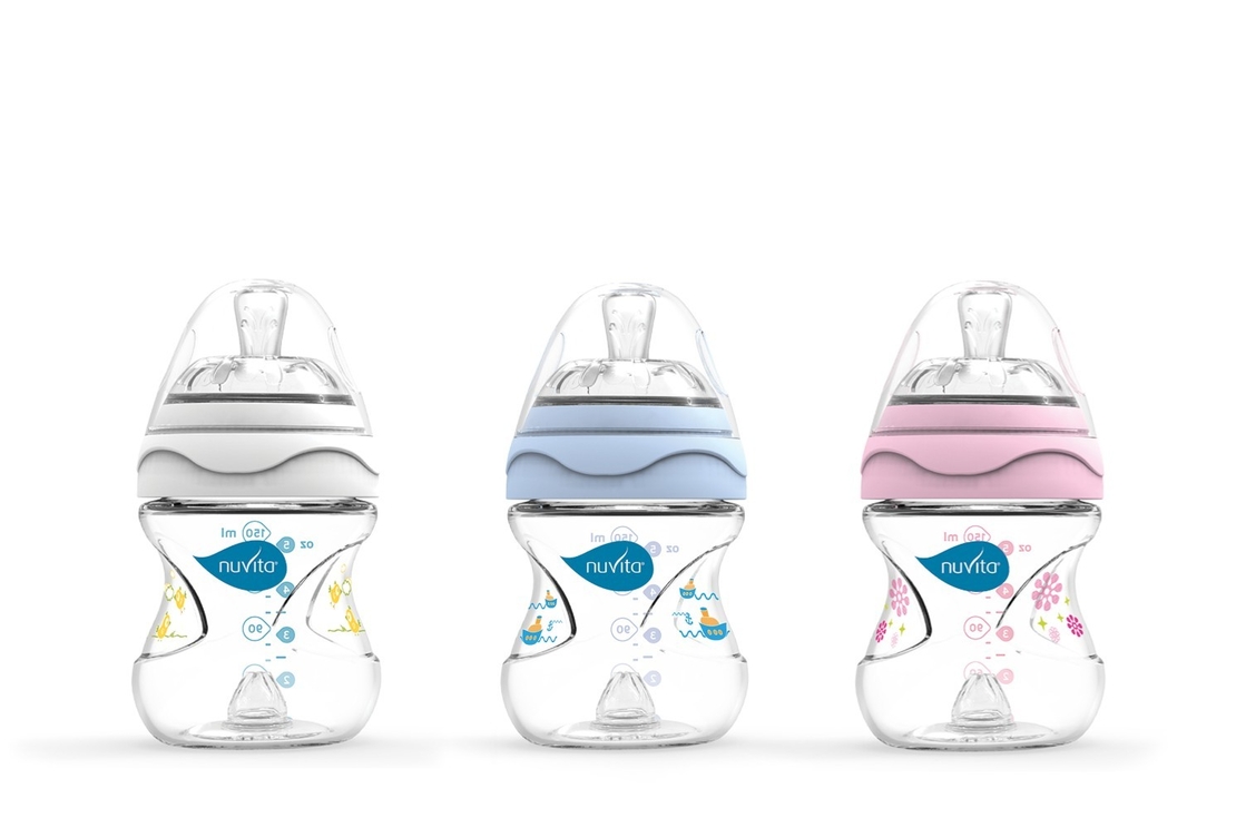  Шише за хранене 6010 Nuvita Mimic, 150 мл, Синьо 