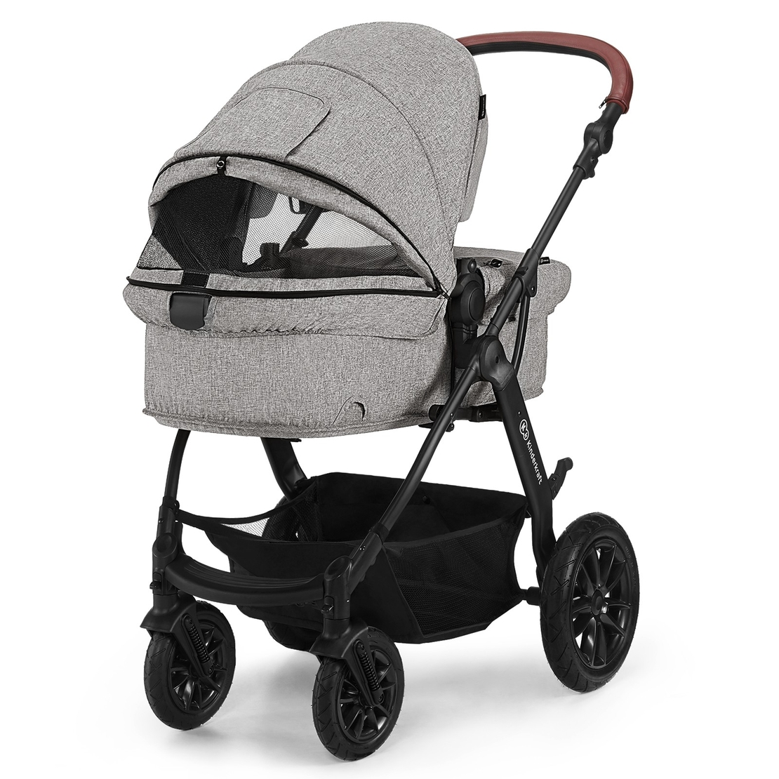  Количка KinderKraft Xmoov, 3в1, Сива 