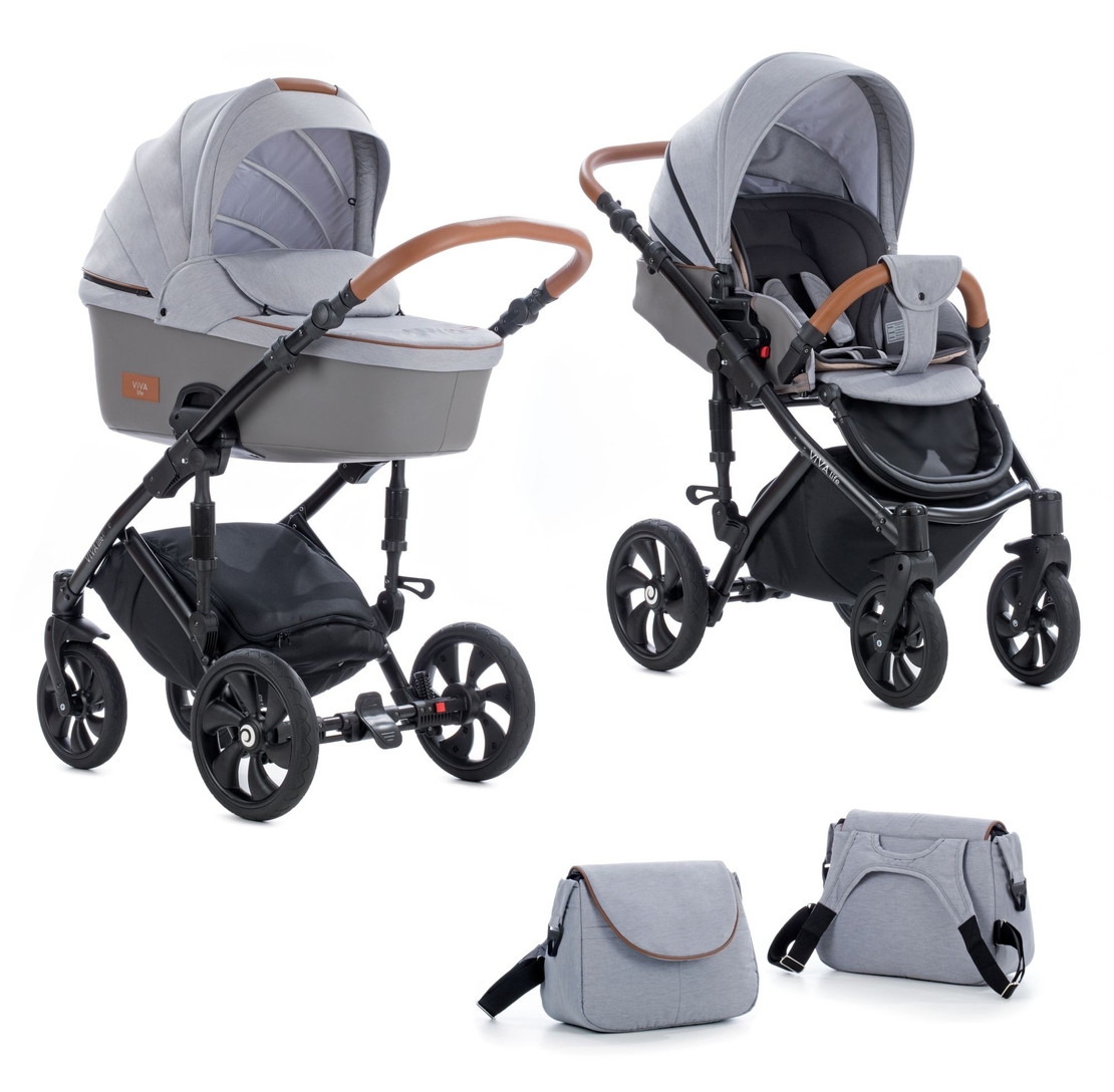 Tutis Viva Life Sleet 074 Комбинирана Детска Количка 2 в 1