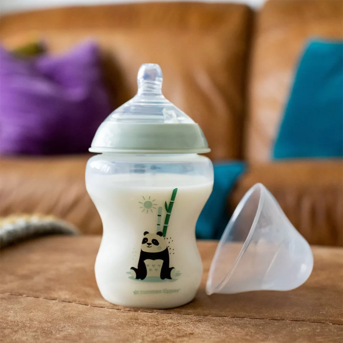Tommee Tippee ШИШЕ ЗА ХРАНЕНЕ EASI VENT 260 ml 0м+ МОМИЧЕ/ПАНДИ (2 бр./оп.)