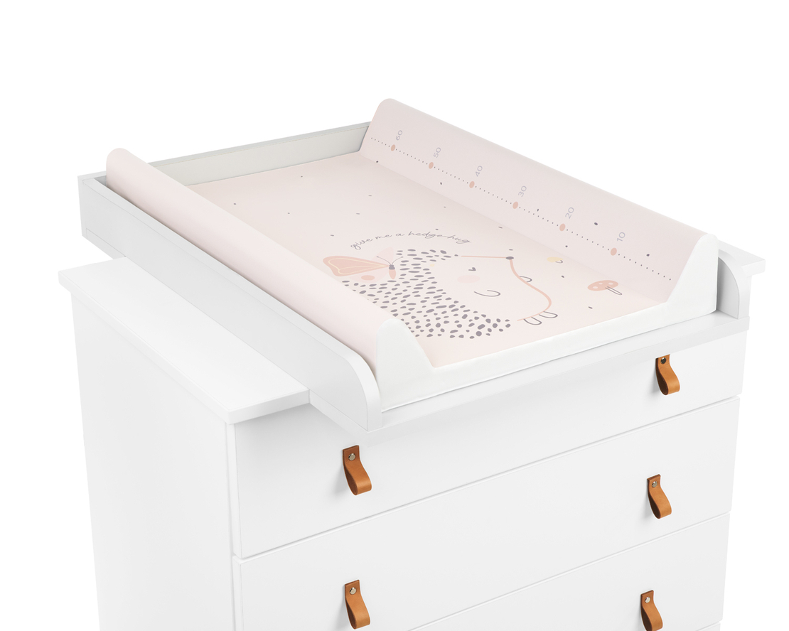 KikkaBoo Твърда PVC Подложка за Повиване 50х70см Hedge and Hugs