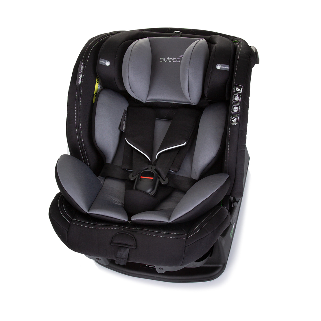 Chipolino Столче за кола 40-150 cm I-SIZE АВИАТО Гранит