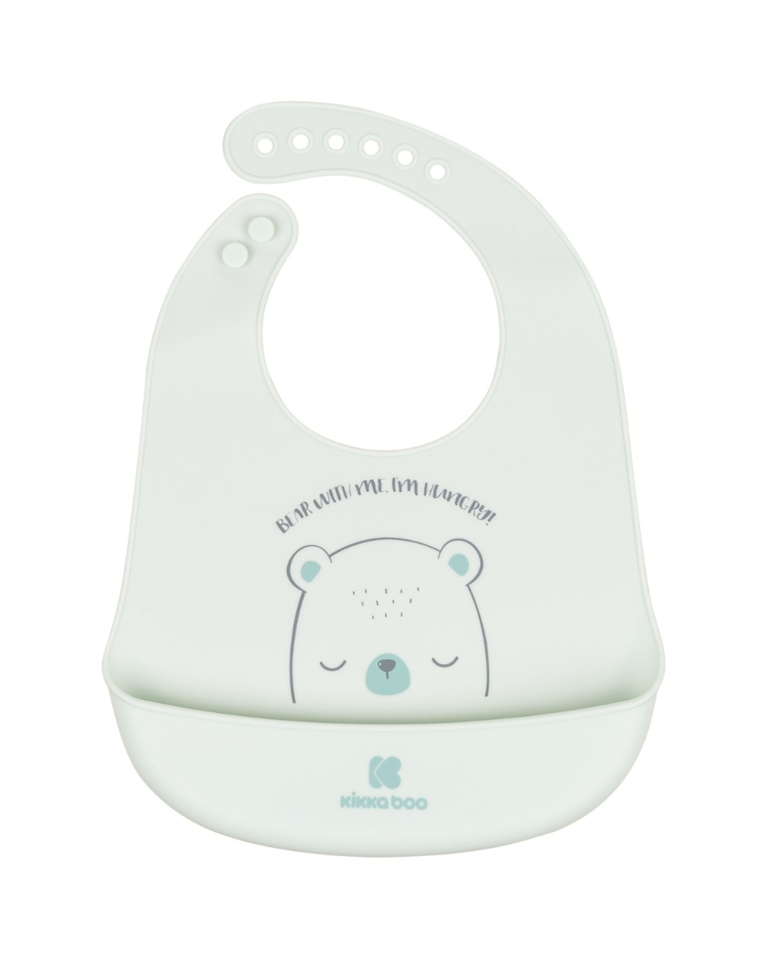 KikkaBoo Лигавник силиконов Bear with me Mint
