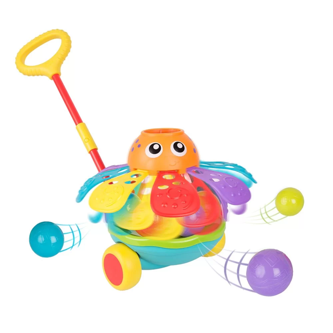 PLAYGRO АКТИВНА ИГРАЧКА ЗА БУТАНЕ С ТОПЧЕТА ОКТОПОД 12-36М