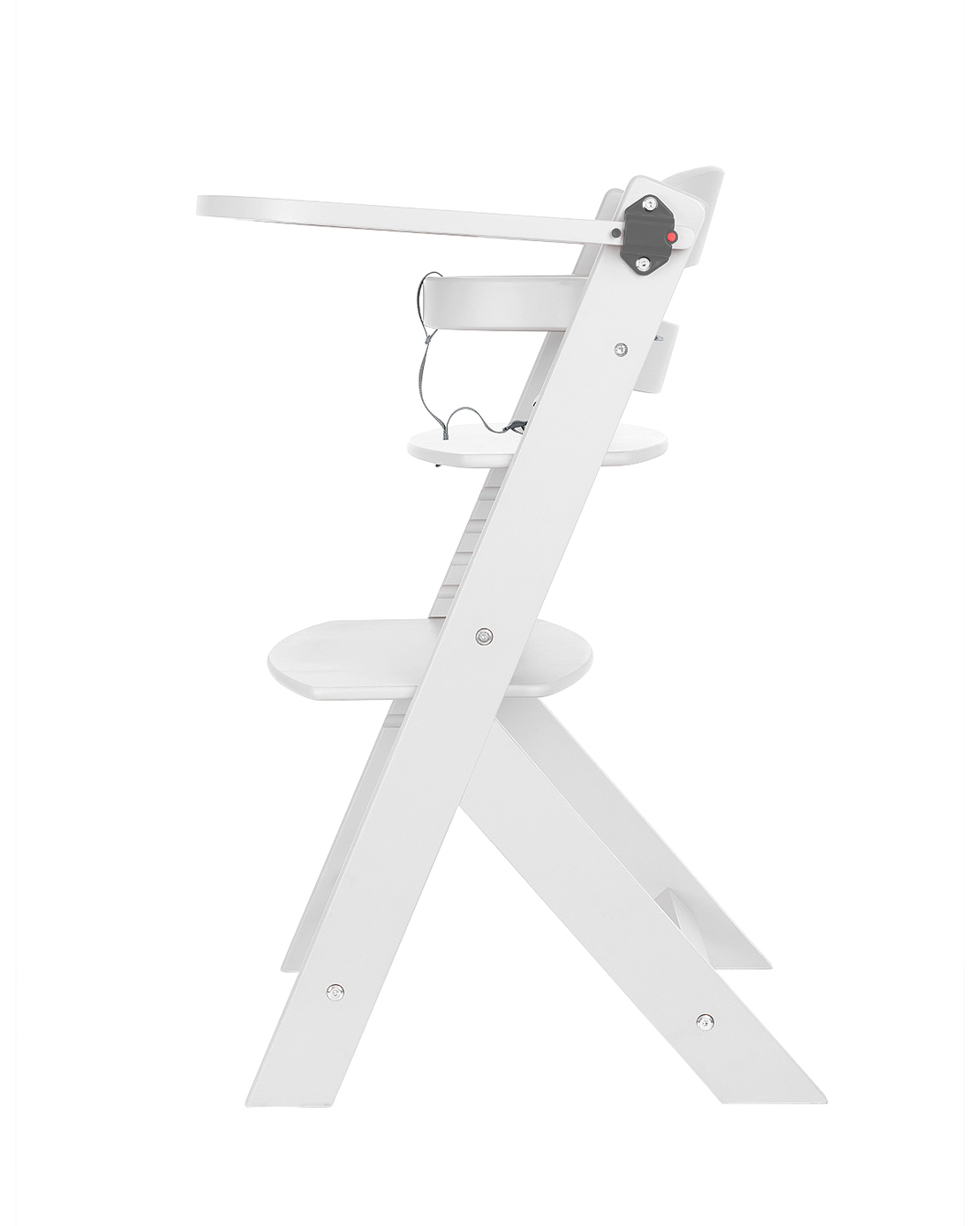 KikkaBoo Дървен Стол за Храненe Nordy White