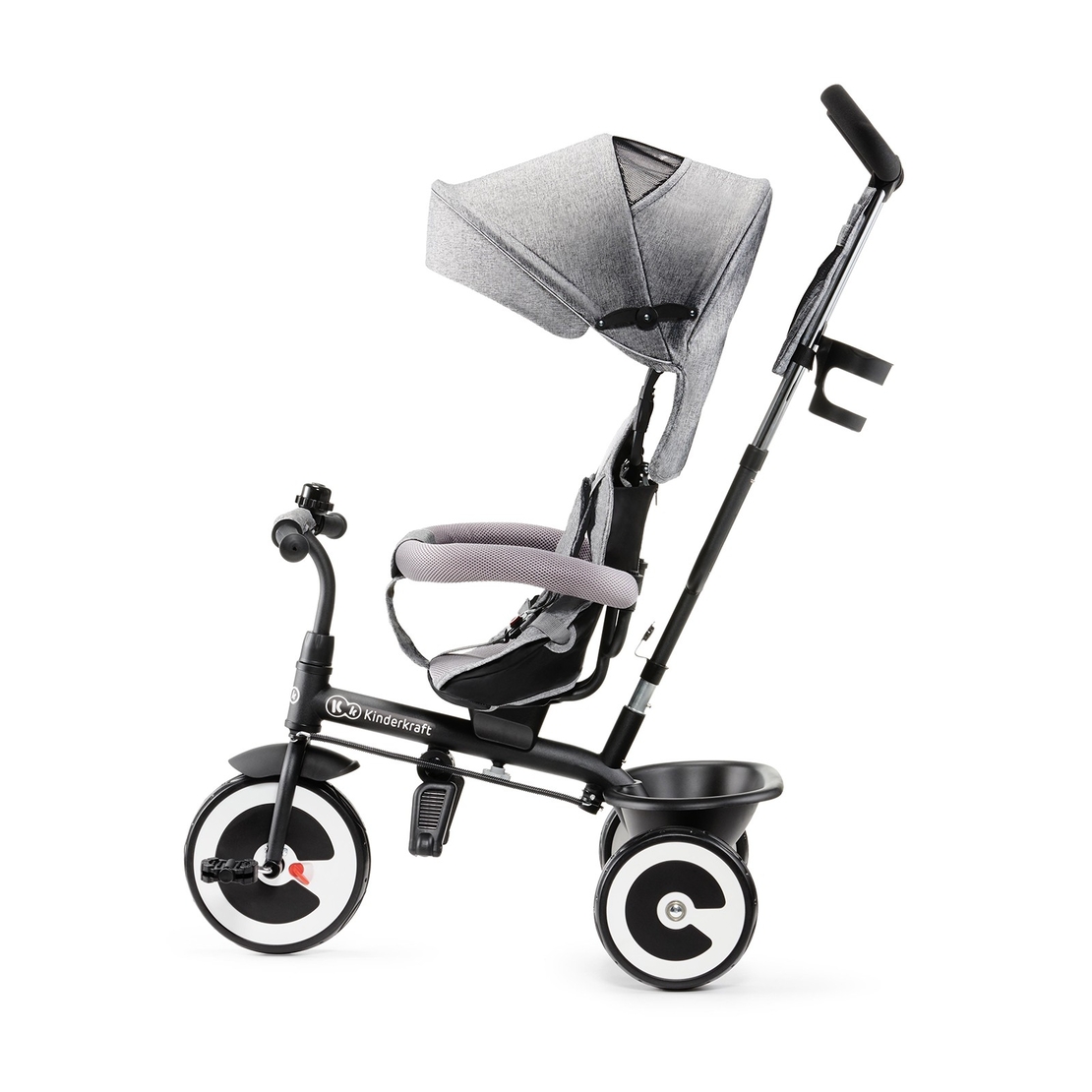  Триколка KinderKraft ASTON, Сива 